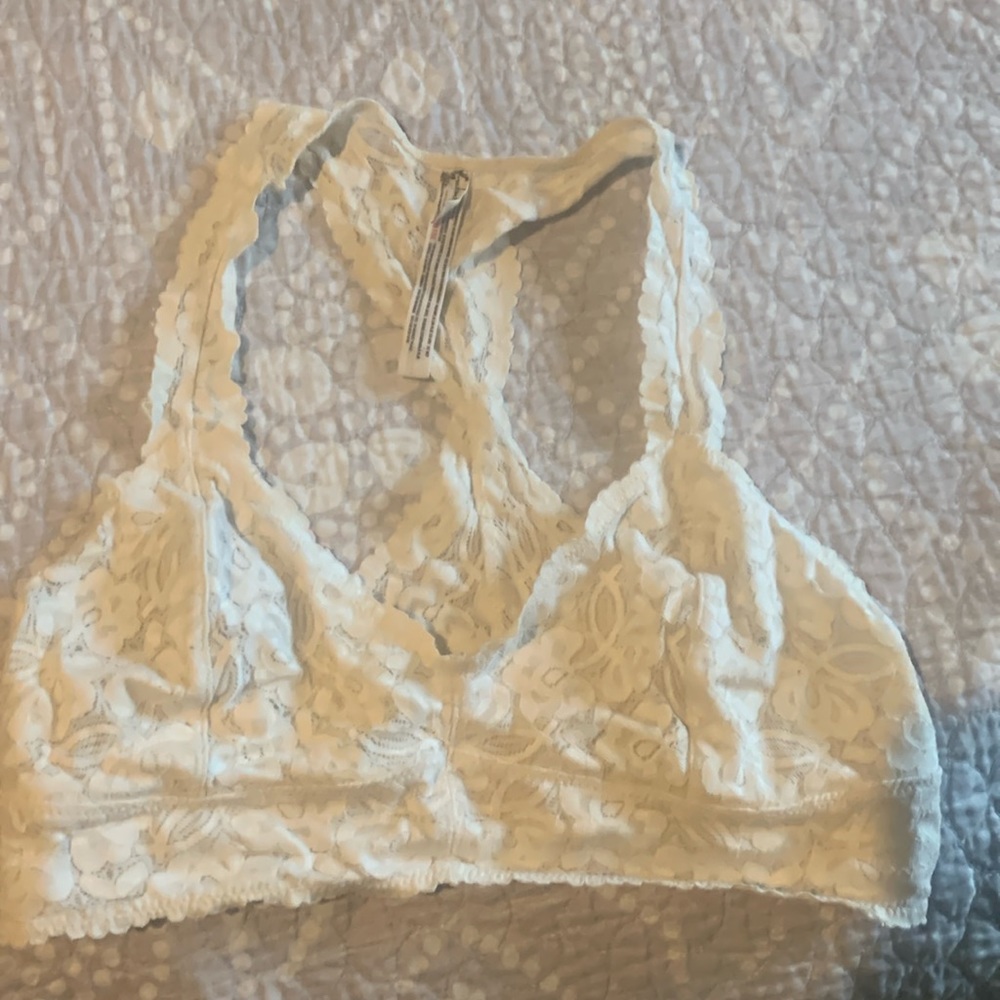 Free People lace racer back bralette